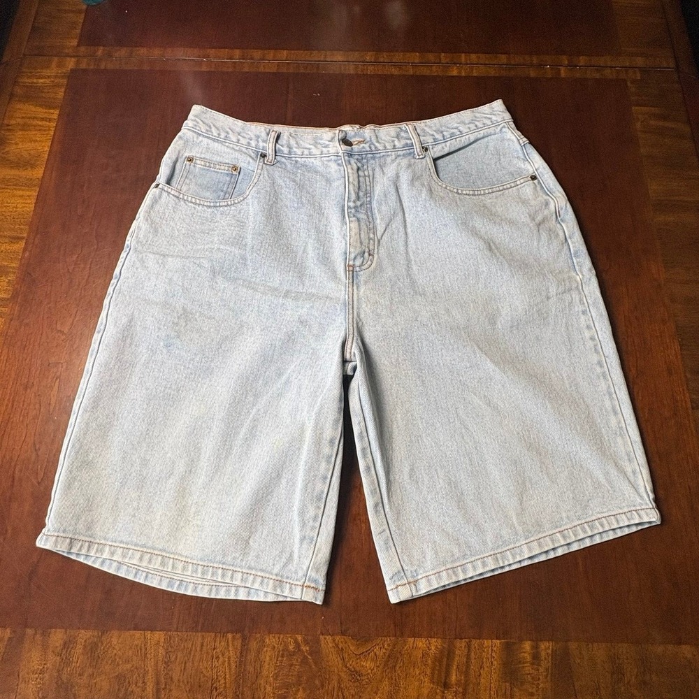 YES Light Wash Denim Shorts Size 38
